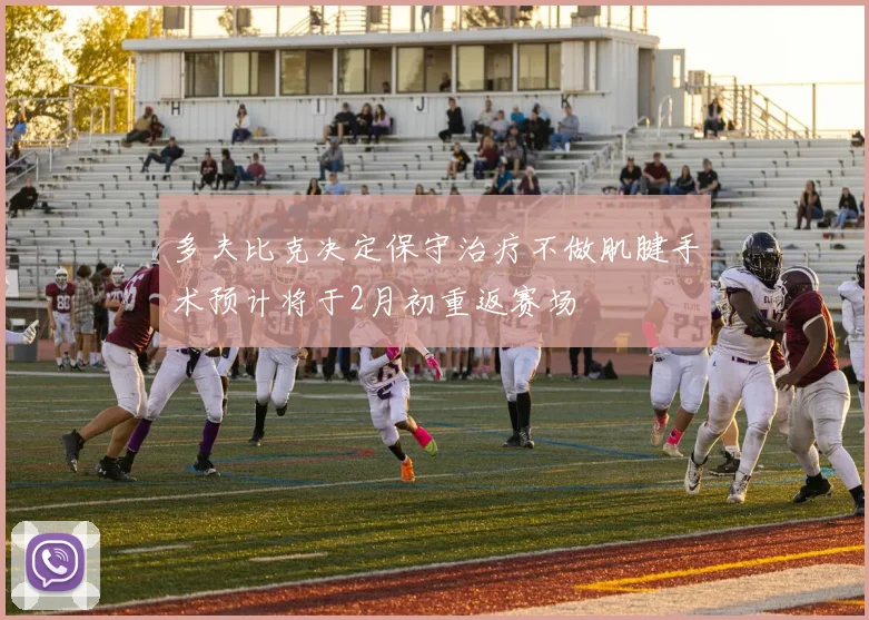 多夫比克决定保守治疗不做肌腱手术预计将于2月初重返赛场